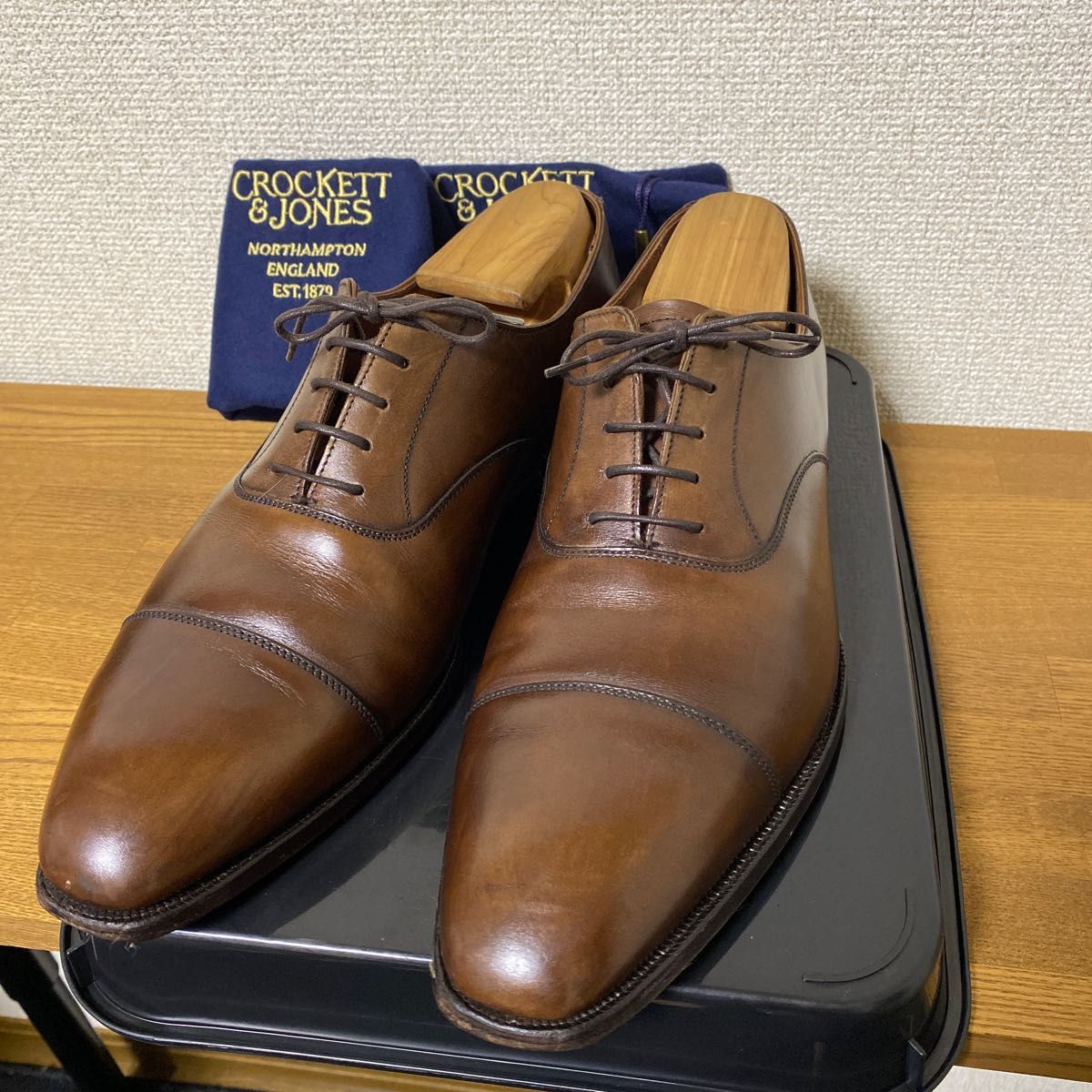 クロケット&ジョーンズ Crockett&Jones ハーウッドHAREWOOD UK８ ５E