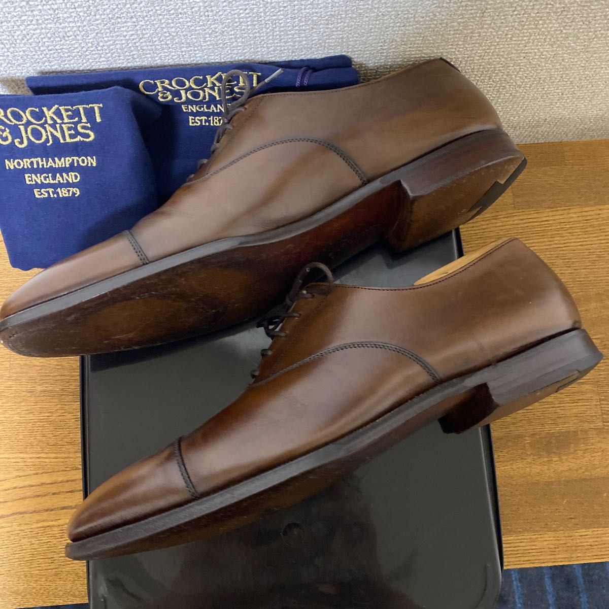 クロケット&ジョーンズ Crockett&Jones ハーウッドHAREWOOD UK8 クロケット&ジョーンズ Crockett&Jones ハーウッドHAREWOOD UK8