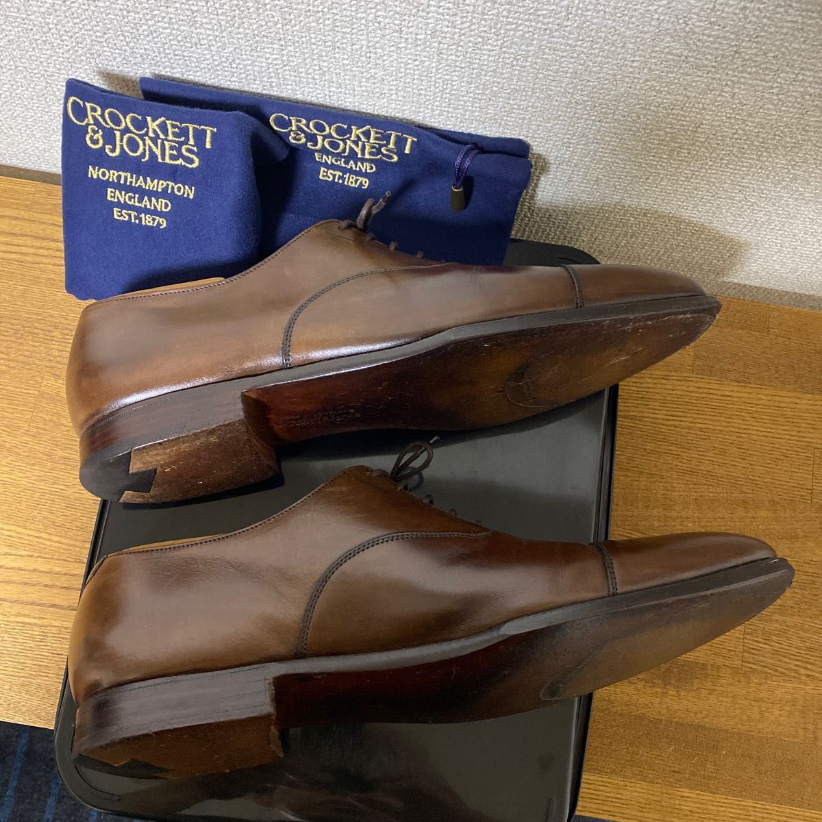 クロケット&ジョーンズ Crockett&Jones ハーウッドHAREWOOD UK8 クロケット&ジョーンズ Crockett&Jones ハーウッドHAREWOOD UK8