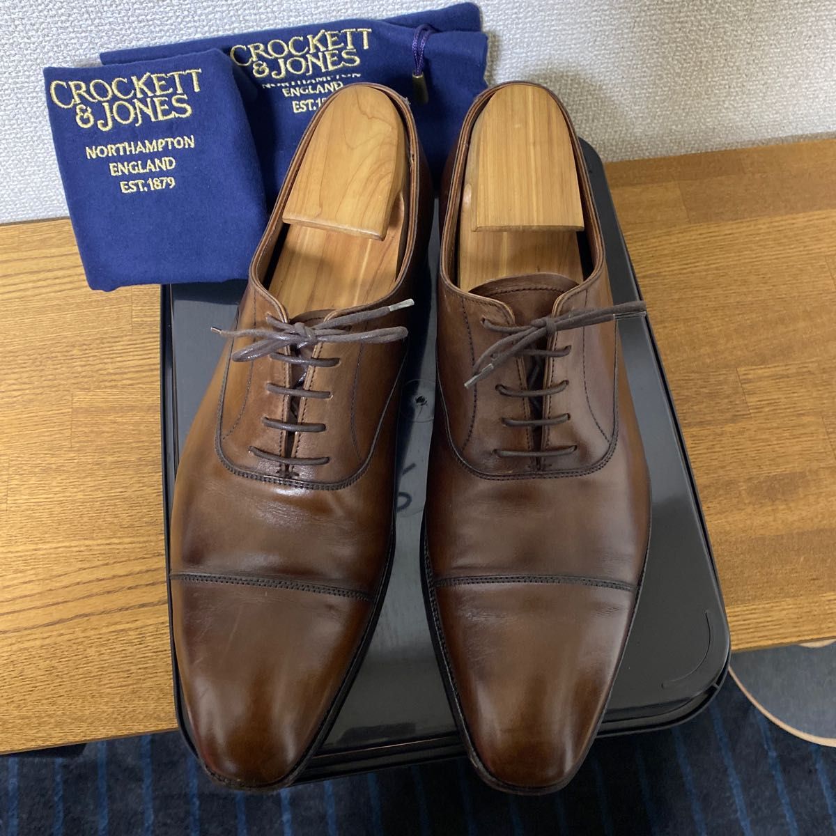 クロケット&ジョーンズ Crockett&Jones ハーウッドHAREWOOD UK8 クロケット&ジョーンズ Crockett&Jones ハーウッドHAREWOOD UK8
