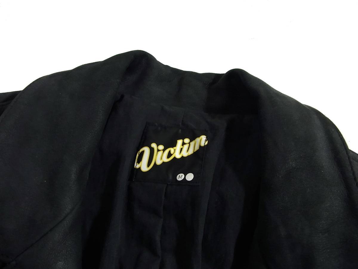 予約販売】本 ライダース レザー ヴィクティム victim ジャケット