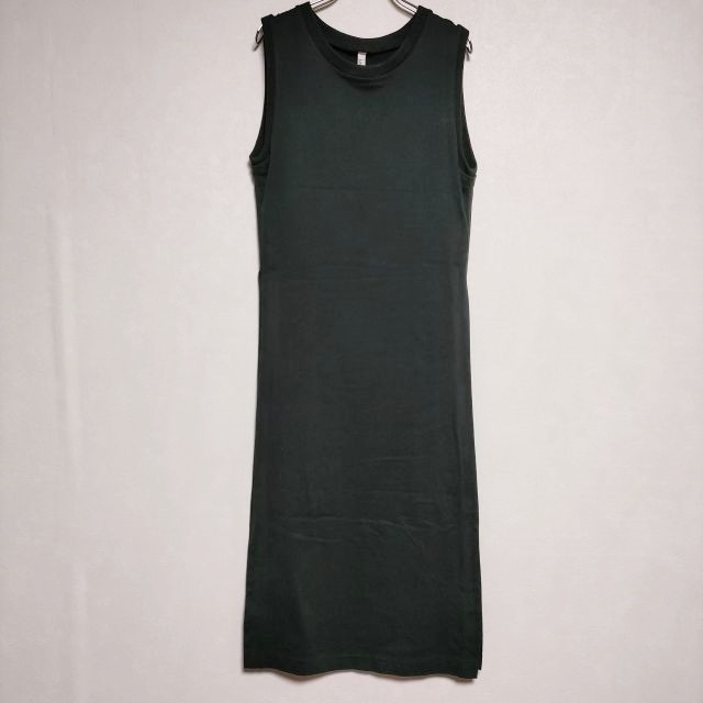 humoresque GS1101 long slit dress 定価35000円 ノースリーブスリットドレス ワンピース ブラック ユーモレスク 3-0521S 202590