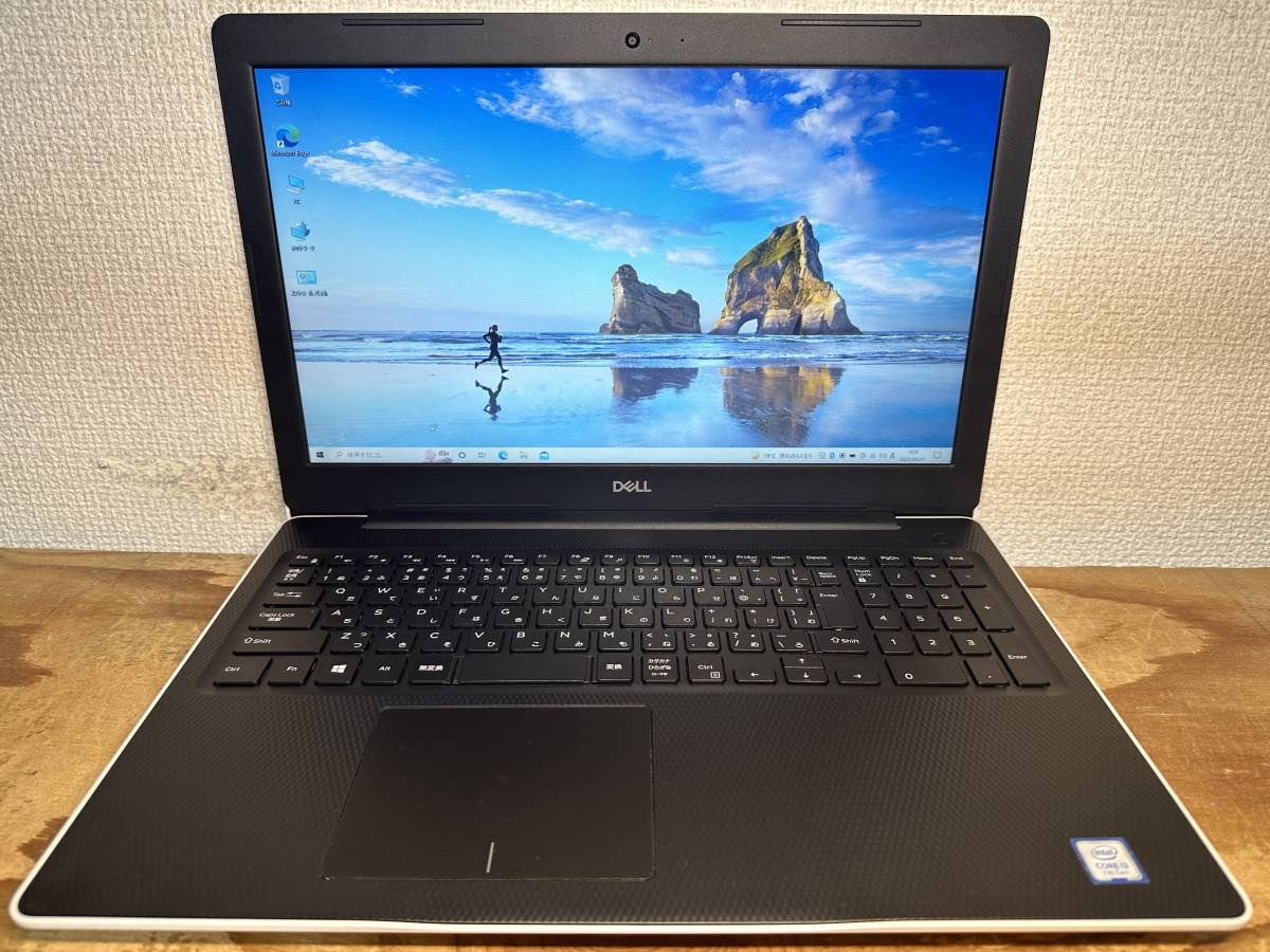 WIN10 DELL INSPIRON 15 3000 3581 Core I3-7020 2.30GHz 4G 1000G HD620 OFFICE 2013搭載 送料無料 東京発送のサムネイル