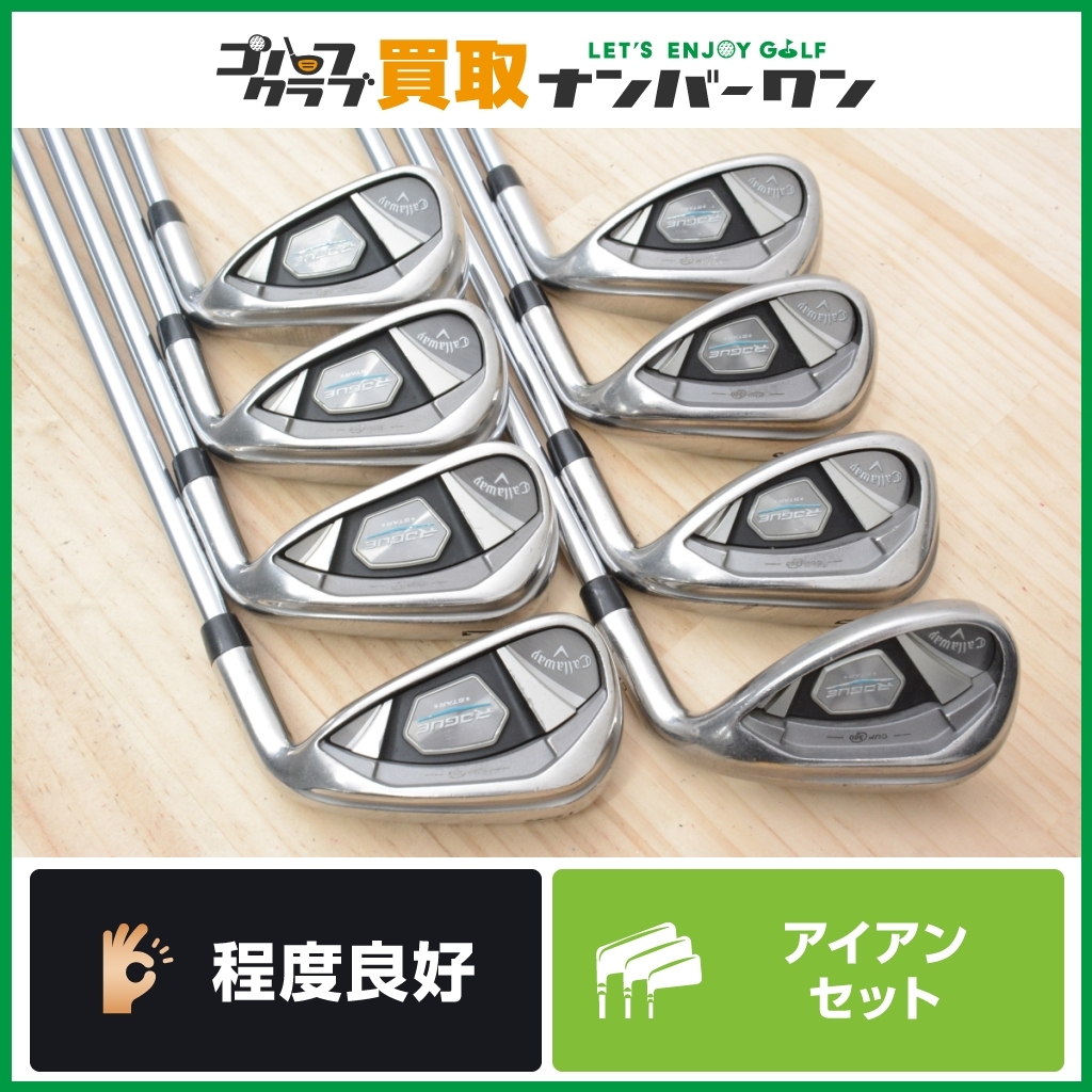 キャロウェイ（CALLAWAY） ROGUE(ローグ) アイアン7本セットNS PRO 950GH フレックスS 