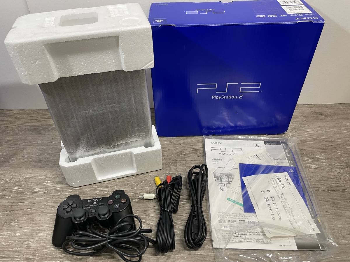 ☆ PS2 ☆ プレイステーション2 SCPH-50000 ミッドナイトブラック 動作