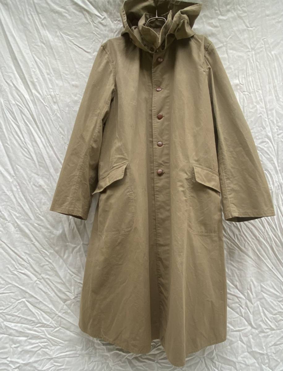 即納/大容量 旧日本軍 外套 円套 雨衣 フード付 Aライン コート 中號