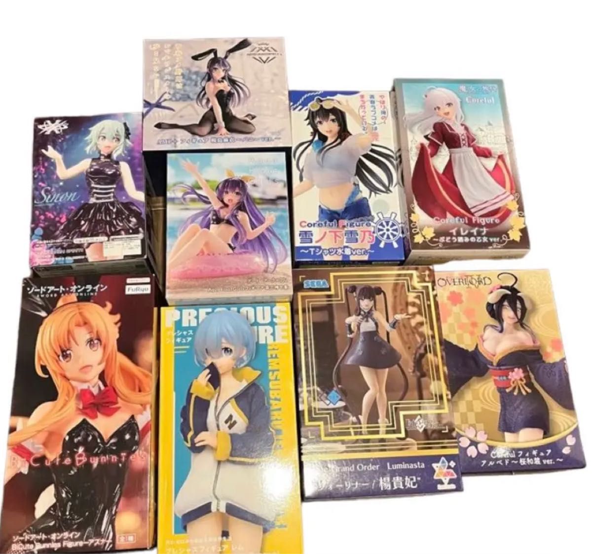 フィギュア まとめ 9点セット 美少女 Fate/Grand Order リゼロ