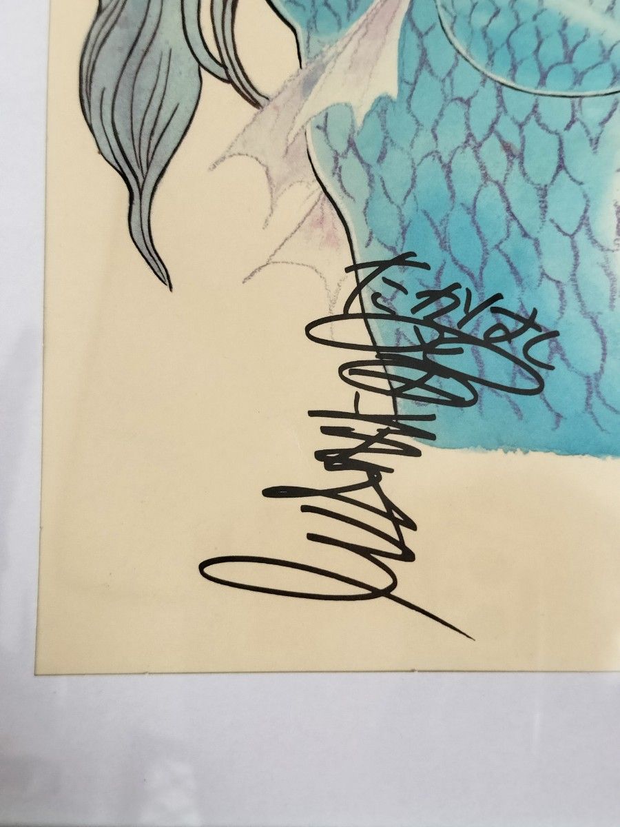 コミック劇画村塾 高橋留美子 サイン入りカラー複製原画 コミック劇画村塾 高橋留美子 サイン入りカラー複製原画