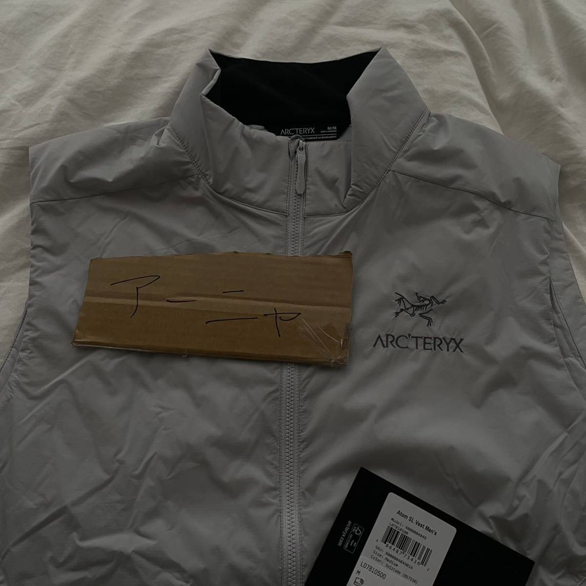 arcteryx アークテリクス アトムSLベスト Atom SL Vest 白 Atom SL