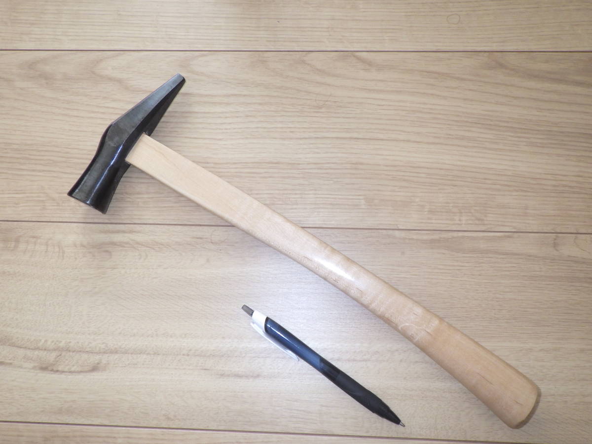 お試し価格!】 未使用長期保管品 黒仕上げ先切玄能 銘「福島」頭部