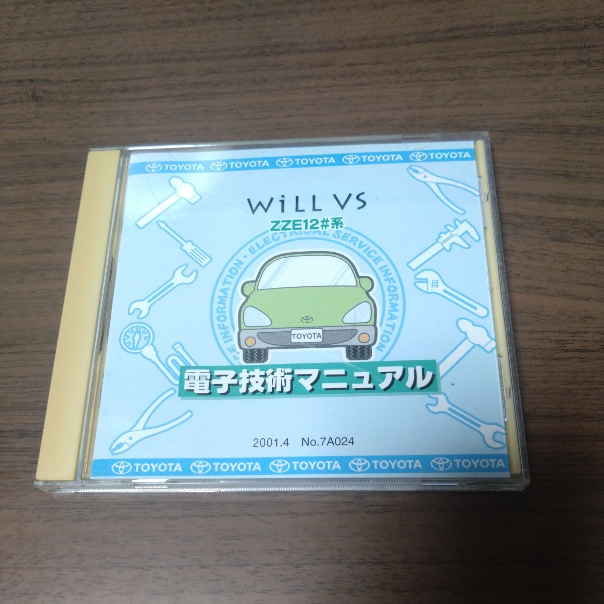 トヨタ 電子技術マニュアル　WiLL VS　2012年2月　CD-ROM_画像1