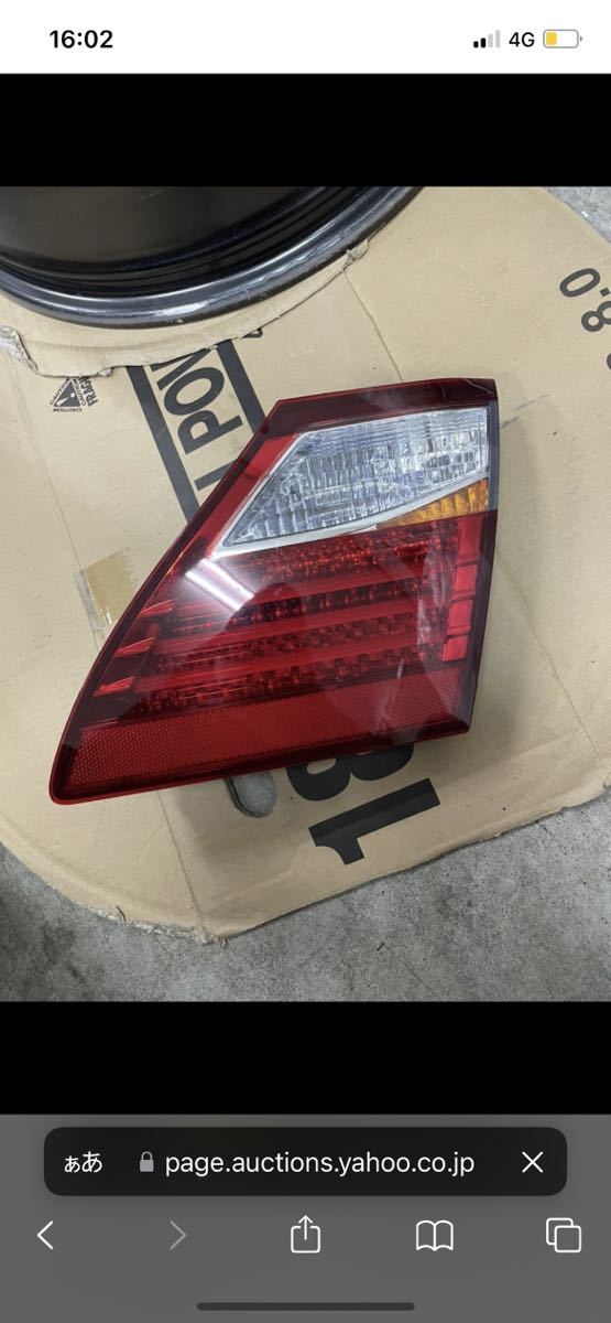 レクサス LEXUS LS600h UVF45 中期 純正 テールランプ テール レンズ
