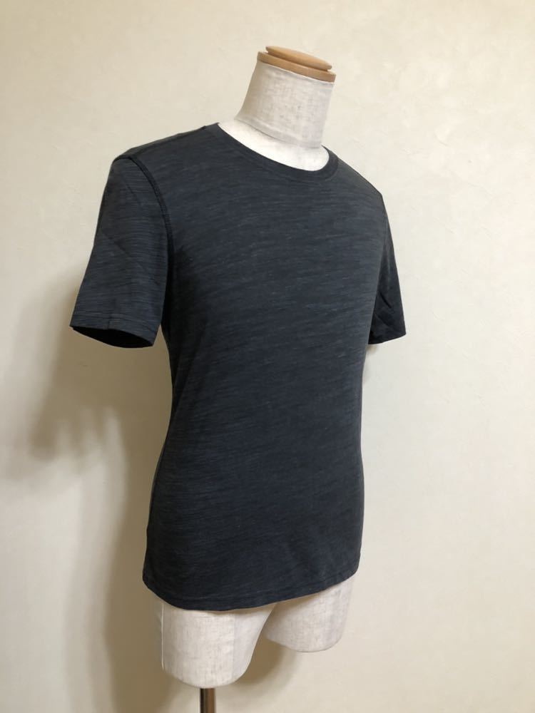 【美品】 Reebok リーボック トレーニング ウェア Tシャツ ビッグロゴ トップス サイズM 半袖 黒 BS3977 アディダス_画像9