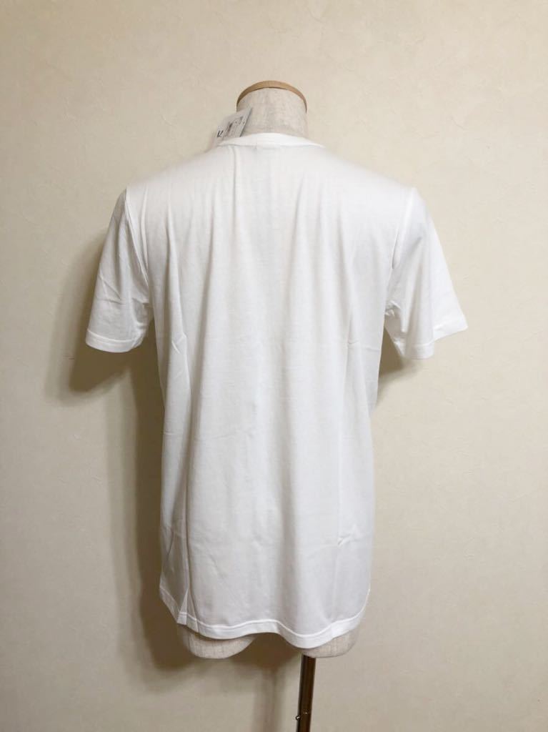 【新品】 PUMA プーマ ビッグロゴ クルーネック Tシャツ トップス ホワイト サイズM 半袖 白 573810_画像2