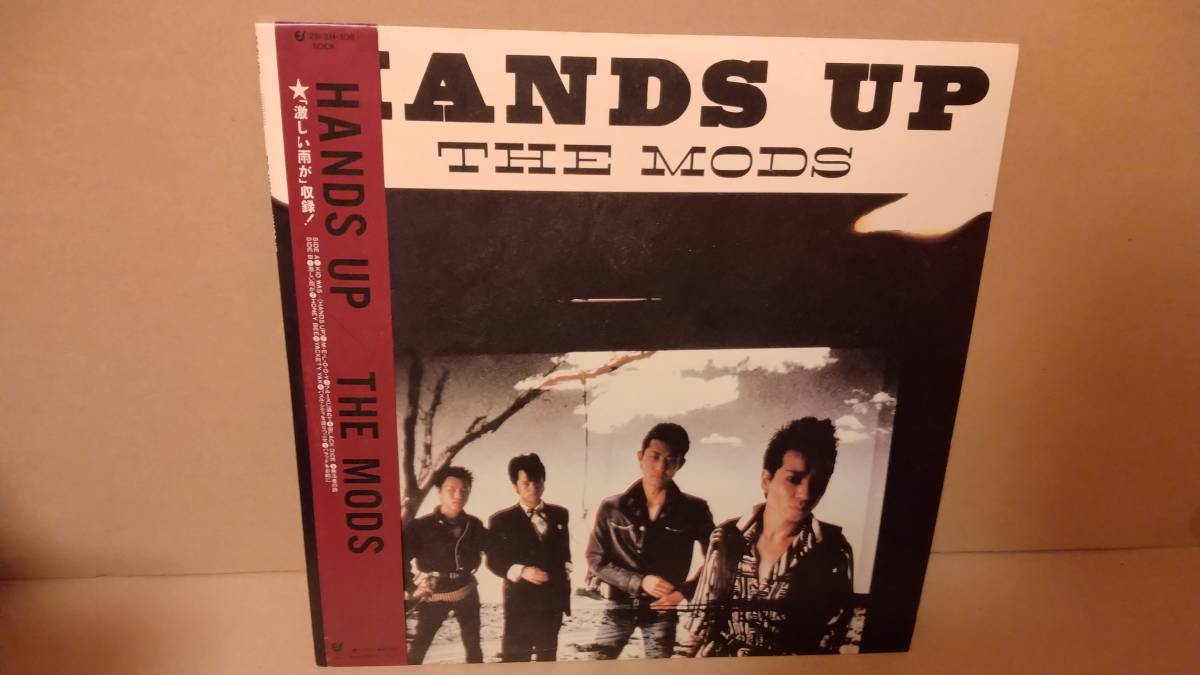 PUNK LP】帯付き The Mods / Hands Up ザ・モッズ / ハンズ・アップ LP