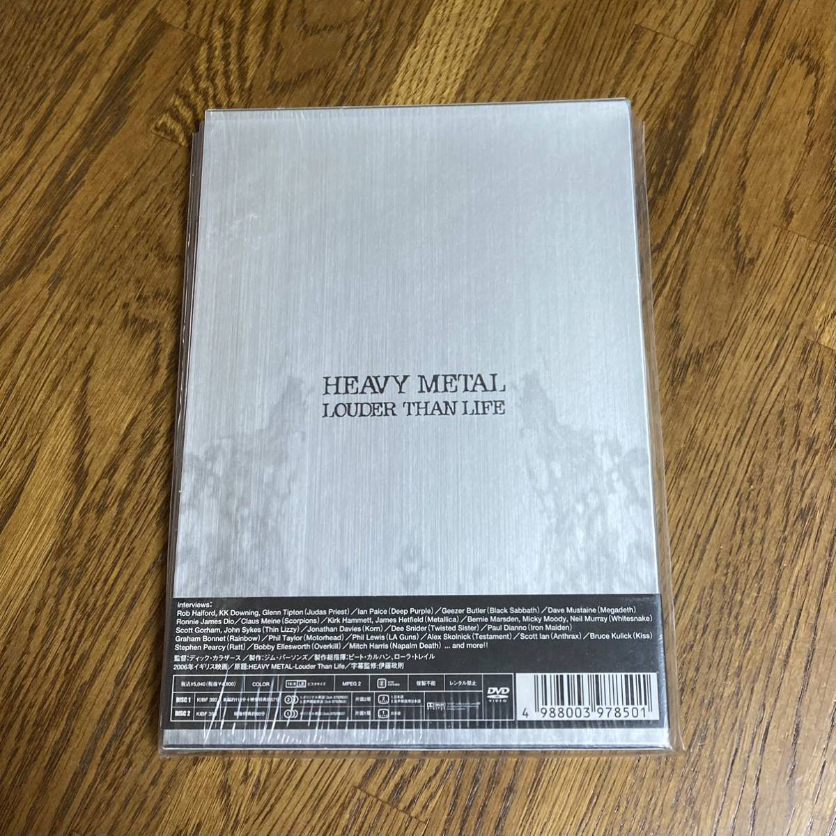 【初回限定メタリック・アウターケース付】HEAVY METAL louder Than Life/ヘヴィ・メタル〜ラウダー・ザン・ライフ 2枚組DVDの画像2