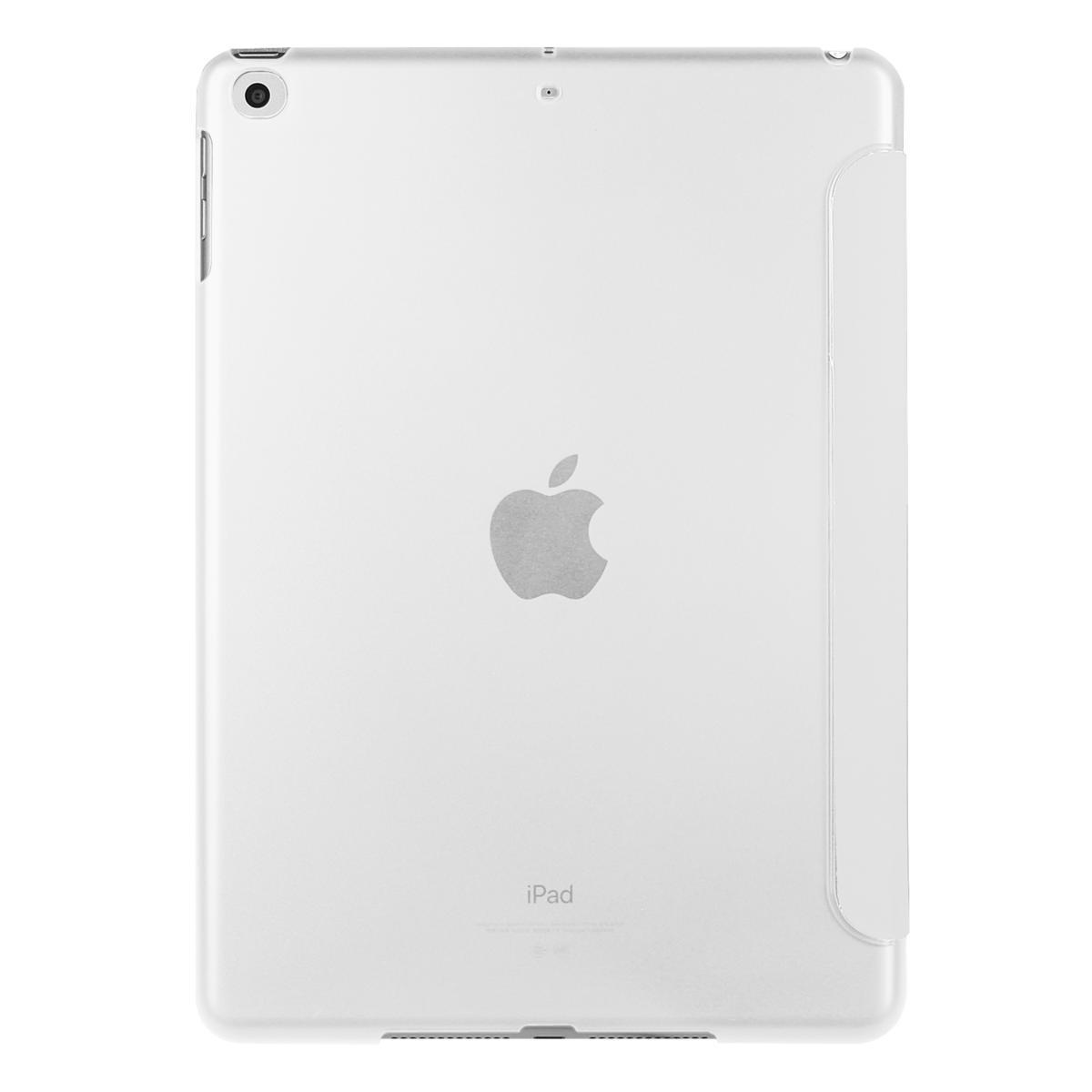 iPad ケース iPad5 / iPad6 / iPad Air1 / iPad Air2 兼用 三つ折スマートカバー PUレザー アイパッド カバー スタンド機能 ホワイト_画像3