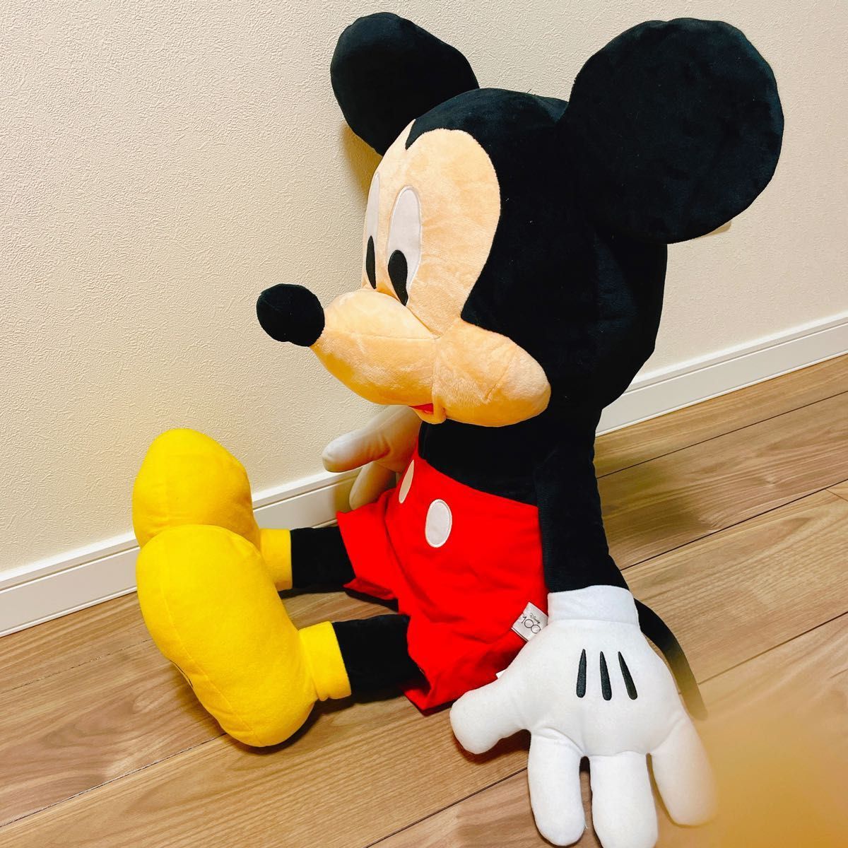 【Disney】ミッキーぬいぐるみ・クッション【100th 2点セット】