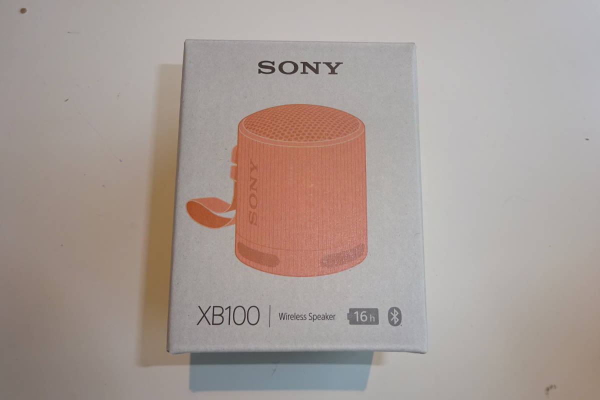 新品未使用保証付　ソニー　SRS-XB100 D [ワイヤレスポータブルスピーカー SONY