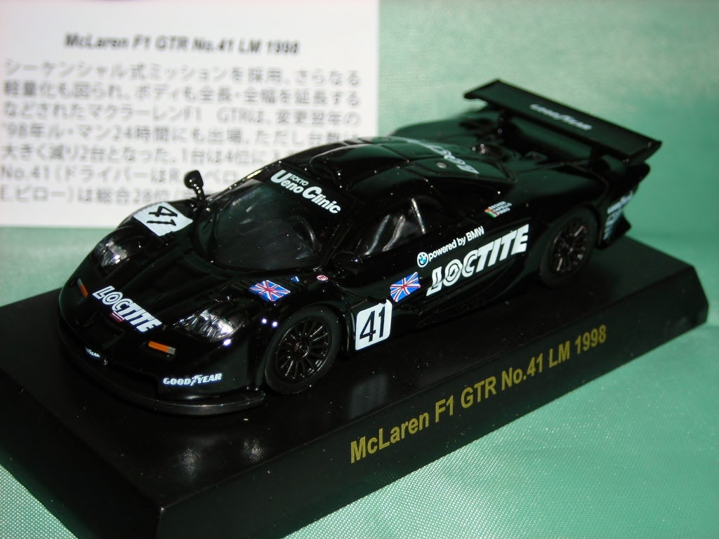 1/64　マクラーレン　Ｆ１　ＧＴＲ　ＬＭ　１９９８　＃４１_画像2