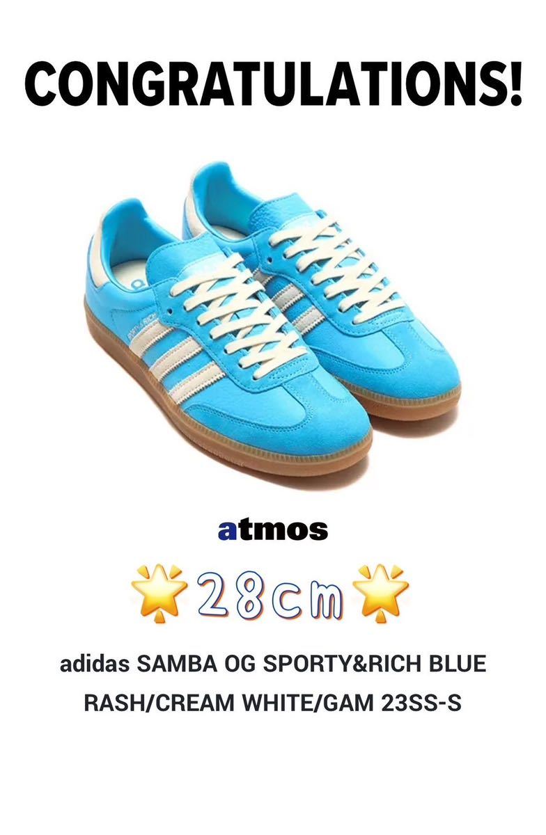 Sporty & Rich adidas Samba OG Blue Rush 28cm(28.0cm)|売買された