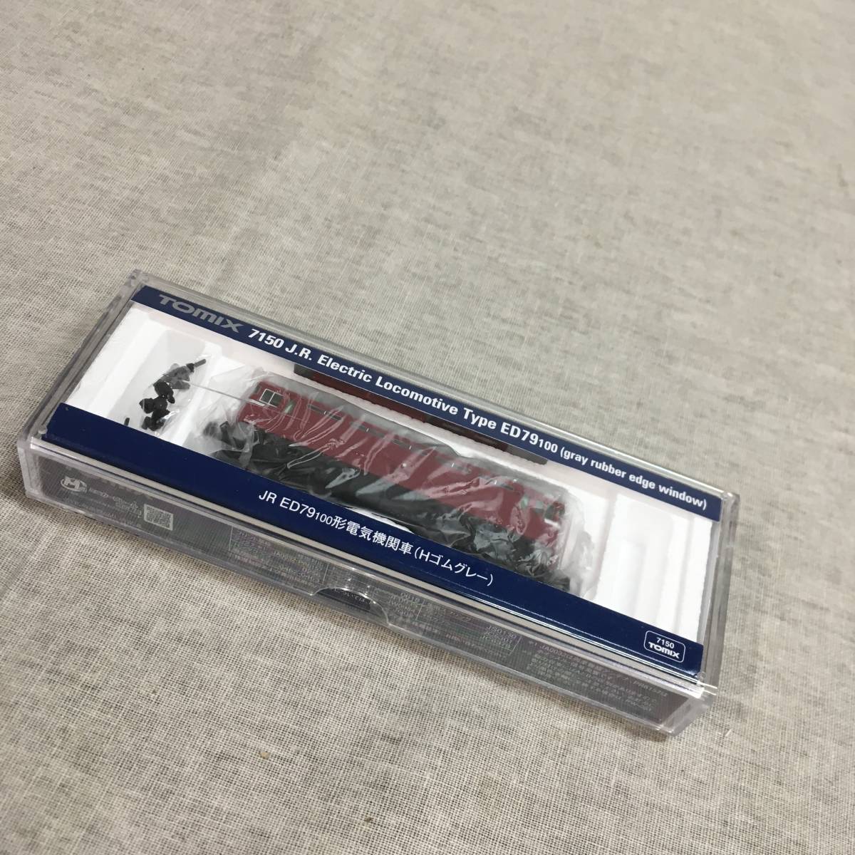 現状品TOMIX NゲージJR ED79 100形Hゴムグレー7150 鉄道模型電気機関車