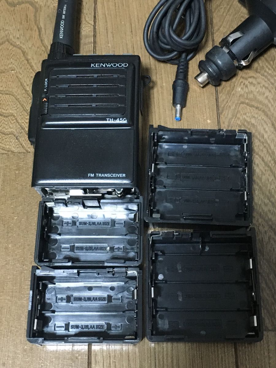 ジャンク KENWOOD ケンウッド TH-45 トランシーバー2点 無線機 ジャンク KENWOOD ケンウッド TH-45 トランシーバー2点 無線機