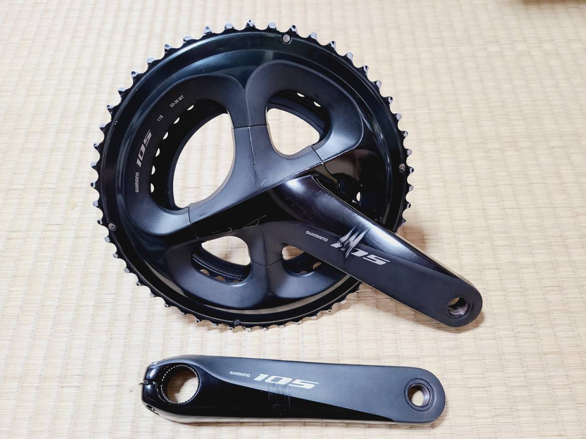 SHIMANO105 ショートクランク160 11s 52-36(クランク)|売買された