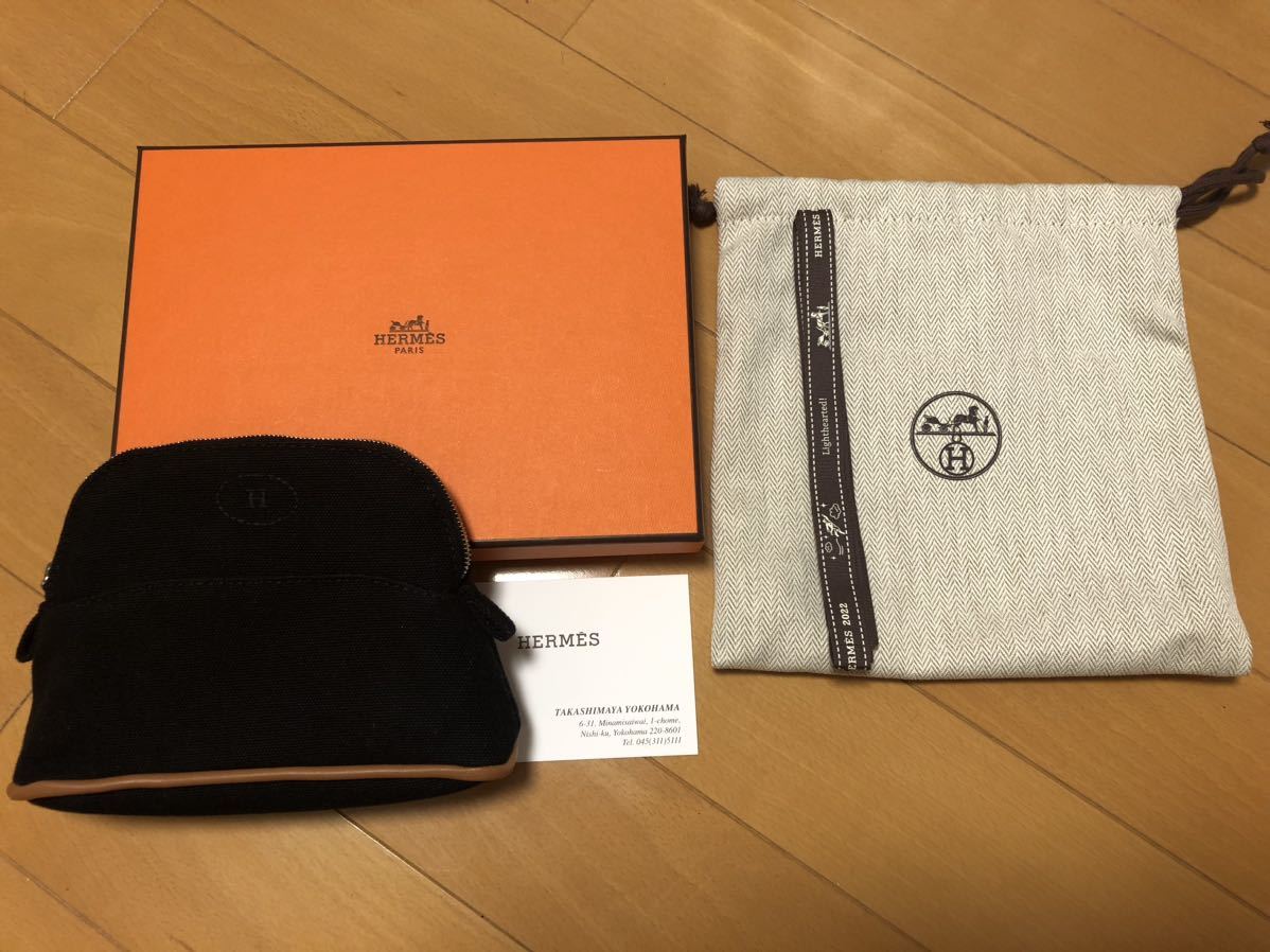 HERMES エルメス ブラック ボリードポーチ ミニミニ 新品未使用 | www