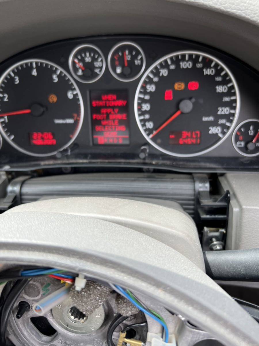  Audi A6 4B C5 правый руль AT 3.0L измерительный прибор спидометр 64541km фактически работающий машина рабочее состояние подтверждено оплата доставки при получении GF-4BASNF