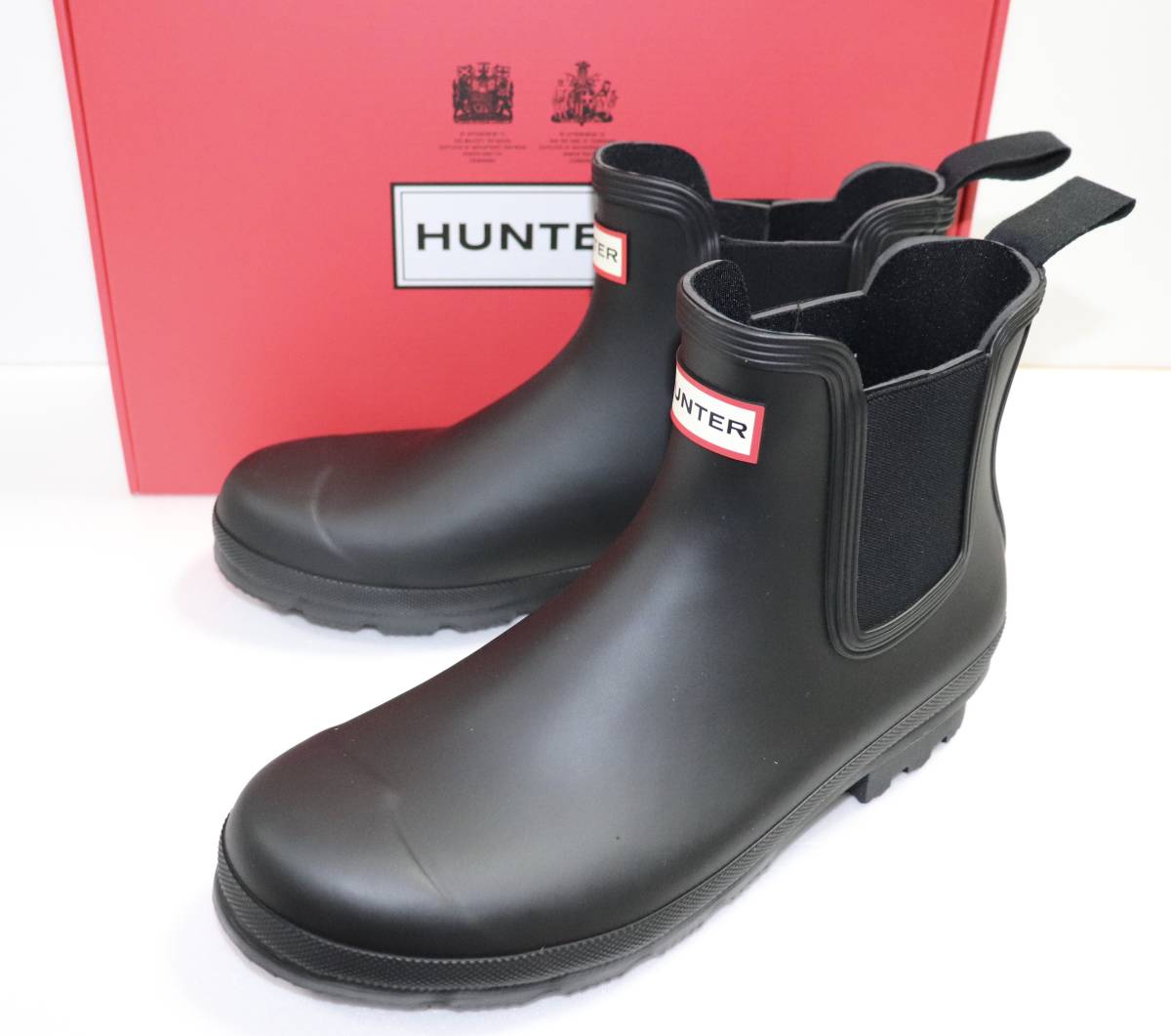 定価18700 新品 本物 HUNTER 靴 メンズ オリジナル チェルシー ブーツ MFS9116RMA ハンター JP28 UK9 US10 EU43 6603_画像1