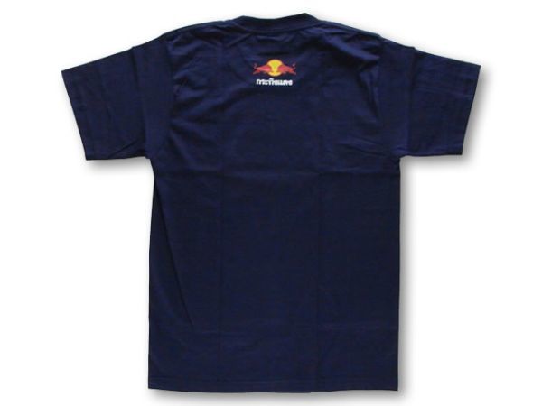 【タイ】レッド・ブル柄Tシャツ(紺)【Lサイズ】_画像2