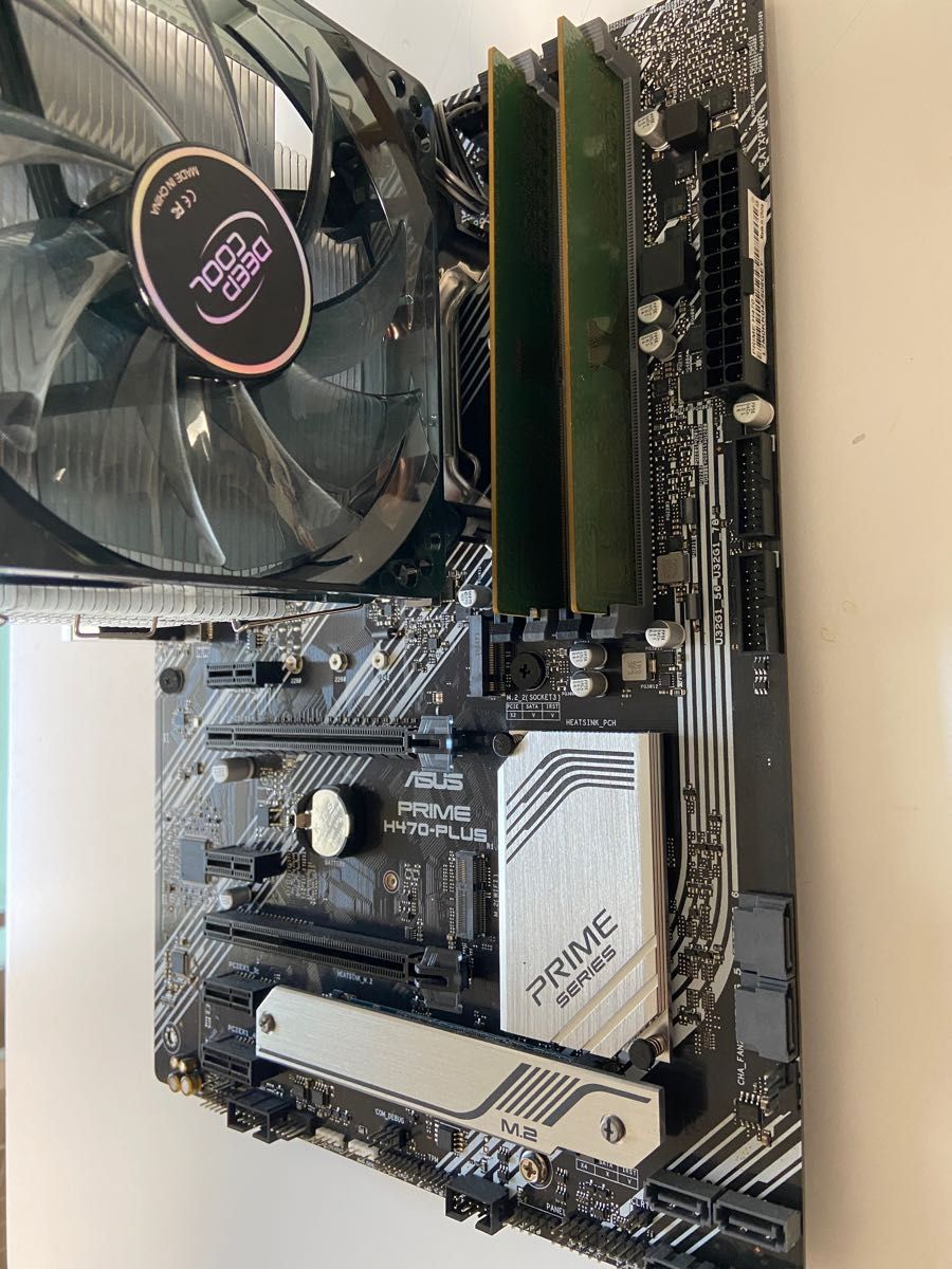 core i7 10700/asus prime H470-PLUS/CPUファン/メモリ16g ssd500gb