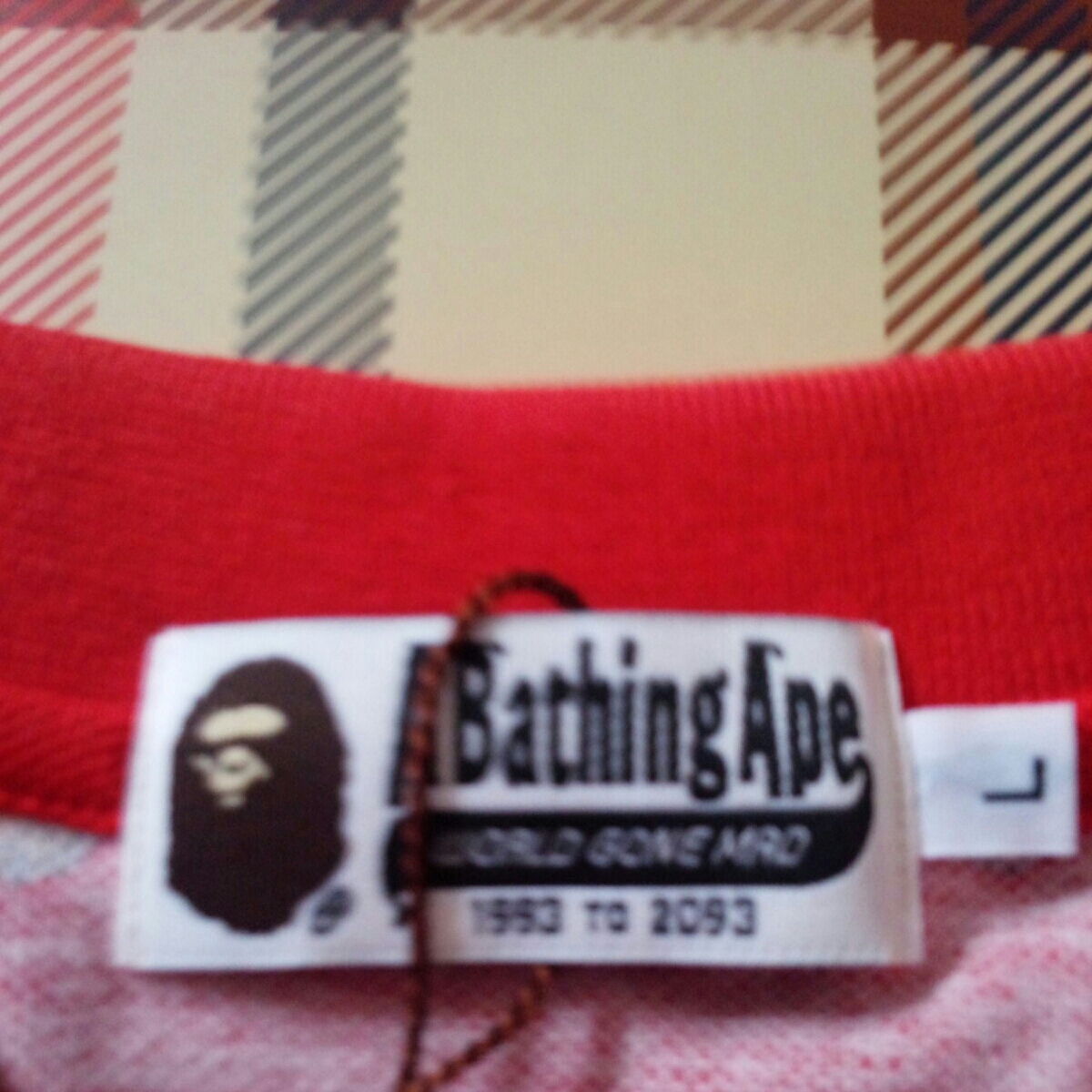 BAPE マイロポロシャツ　Ｌサイズ　新品　シャーク　ベイプ　A BATHING APE エイプ　_画像3