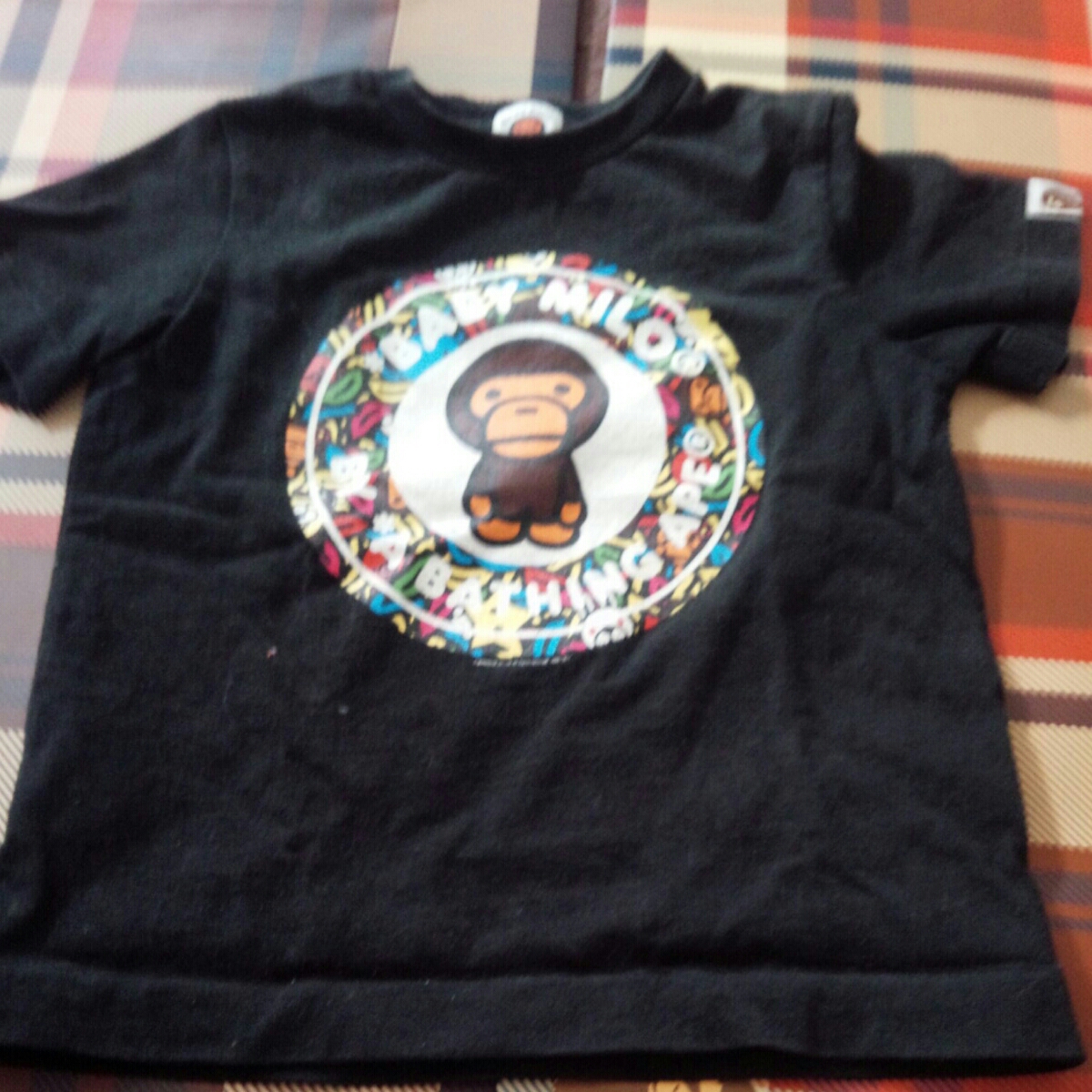 BAPE Kids футболка 110 размер б/у одежда Shark Bape A BATHING APE Ape 10