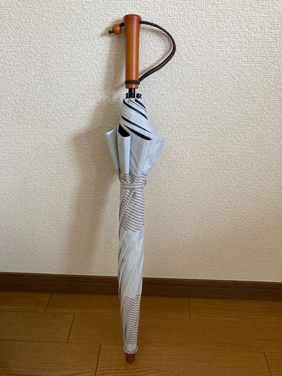 サンバリア100 2段折り日傘 ボーダーモカ|Yahoo!フリマ(旧 サンバリア100 2段折り日傘 ボーダーモカ|Yahoo!フリマ(旧