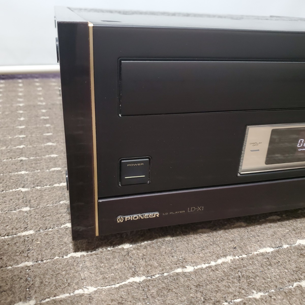  prompt decision PIONEER LD-X1 laser disk player Junk 