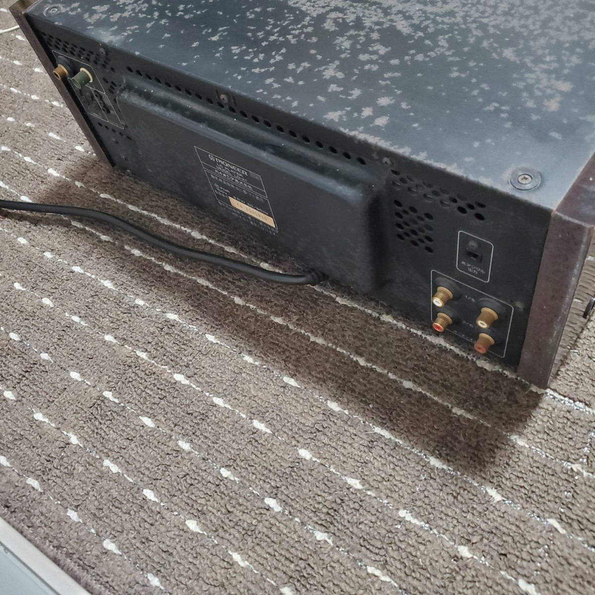  prompt decision PIONEER LD-X1 laser disk player Junk 