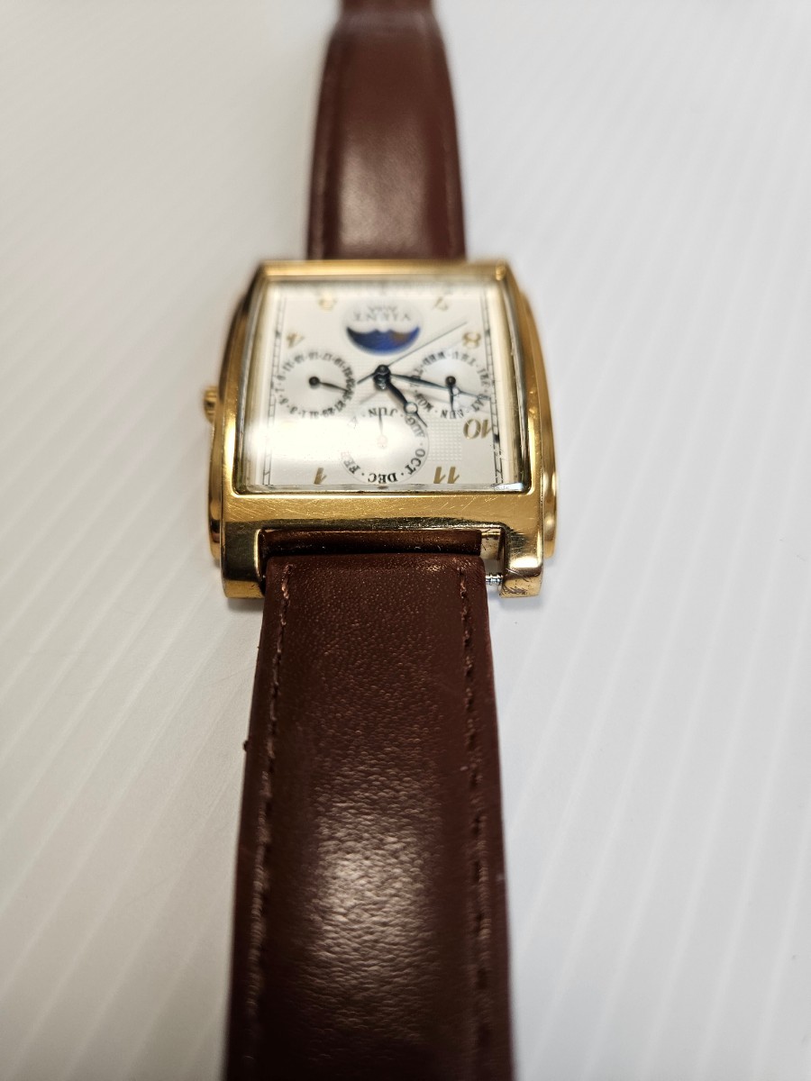 SEIKO ALBA VIENT ムーンフェイズウォッチ V33F-5A10 メンズ SEIKO ALBA VIENT ムーンフェイズウォッチ V33F-5A10 メンズ