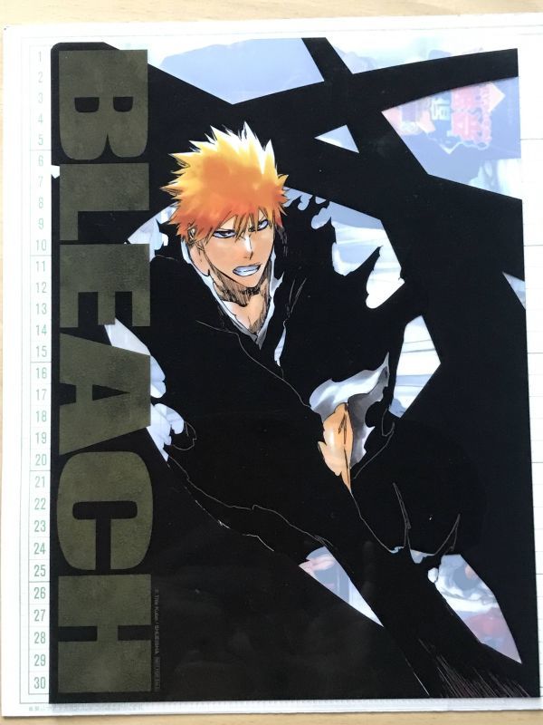 ブリーチ 　BLEACH　10周年記念イベント 原宿卍解祭　ローソン限定オリジナルクリアファイル　合計５枚　クリアファイル(8693-1)_画像5