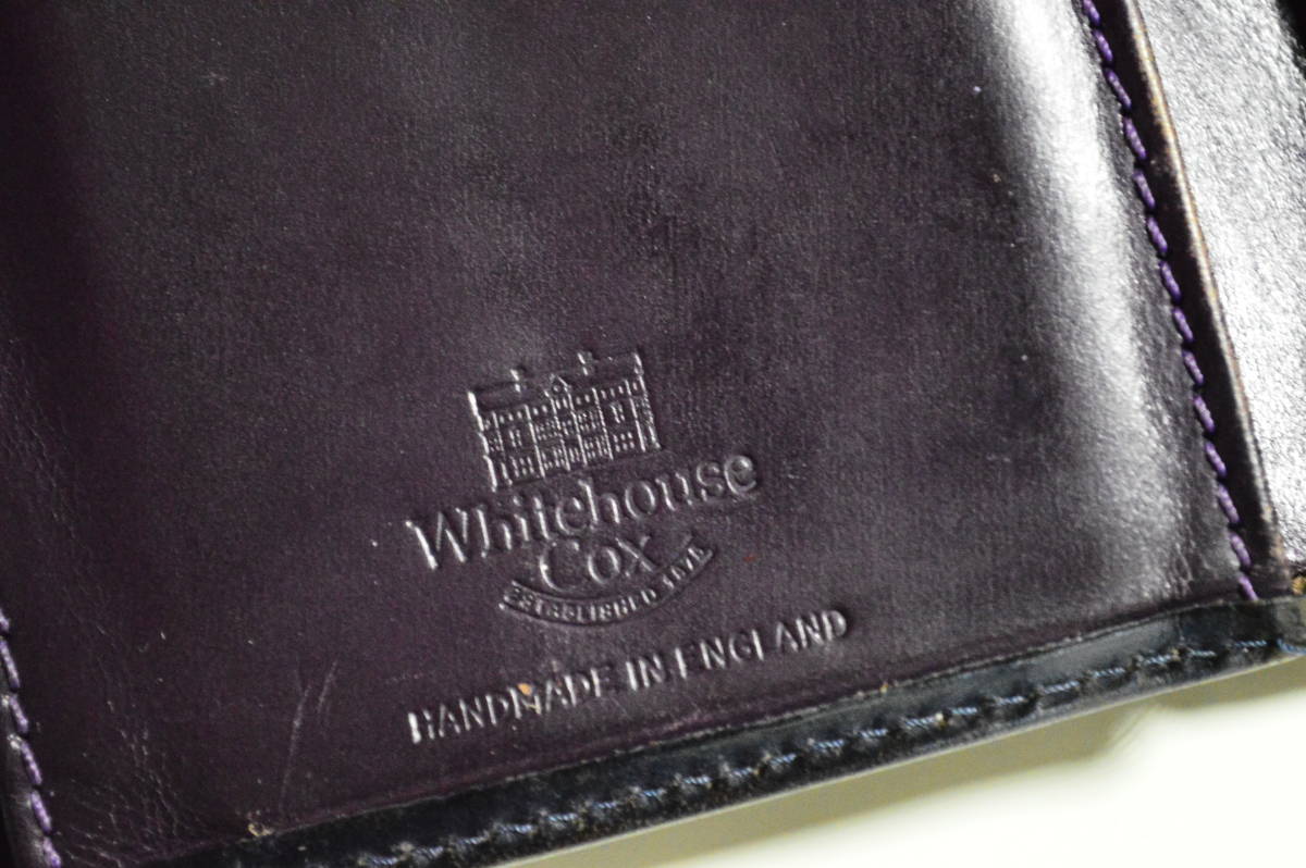 ホワイトハウスコックス Whtitehouse Cox 三つ折り財布 S7660 ブライドル ウォレット_画像3