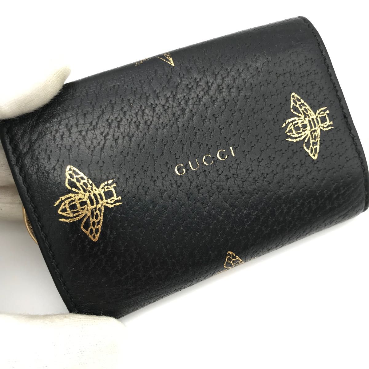 正規品 美品 グッチキーケース グッチビー グッチアニマリエビー GUCCI