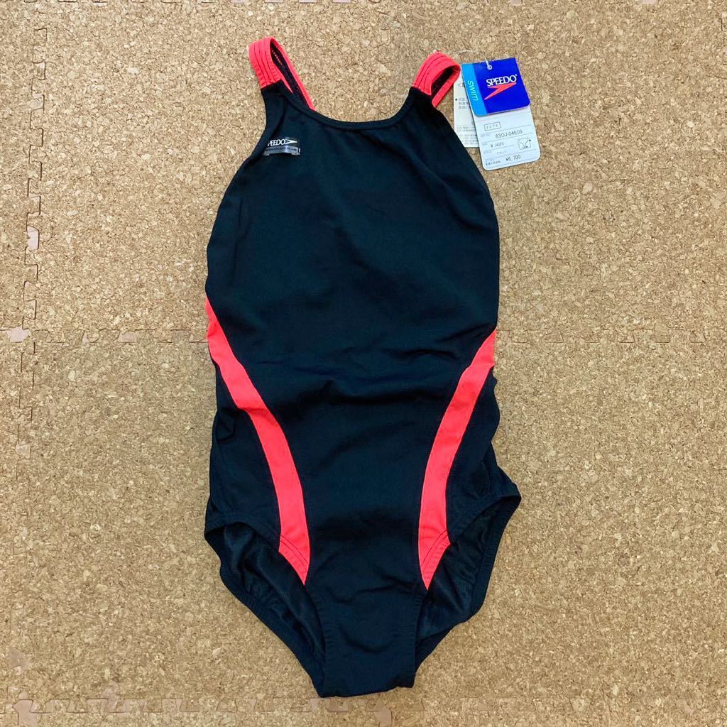 【未使用】スピード SPEEDO 水着 ワンピース Mサイズ レディース 黒 サンプル 競泳水着 ハイレグ タグ付き 水泳 プール スイミング