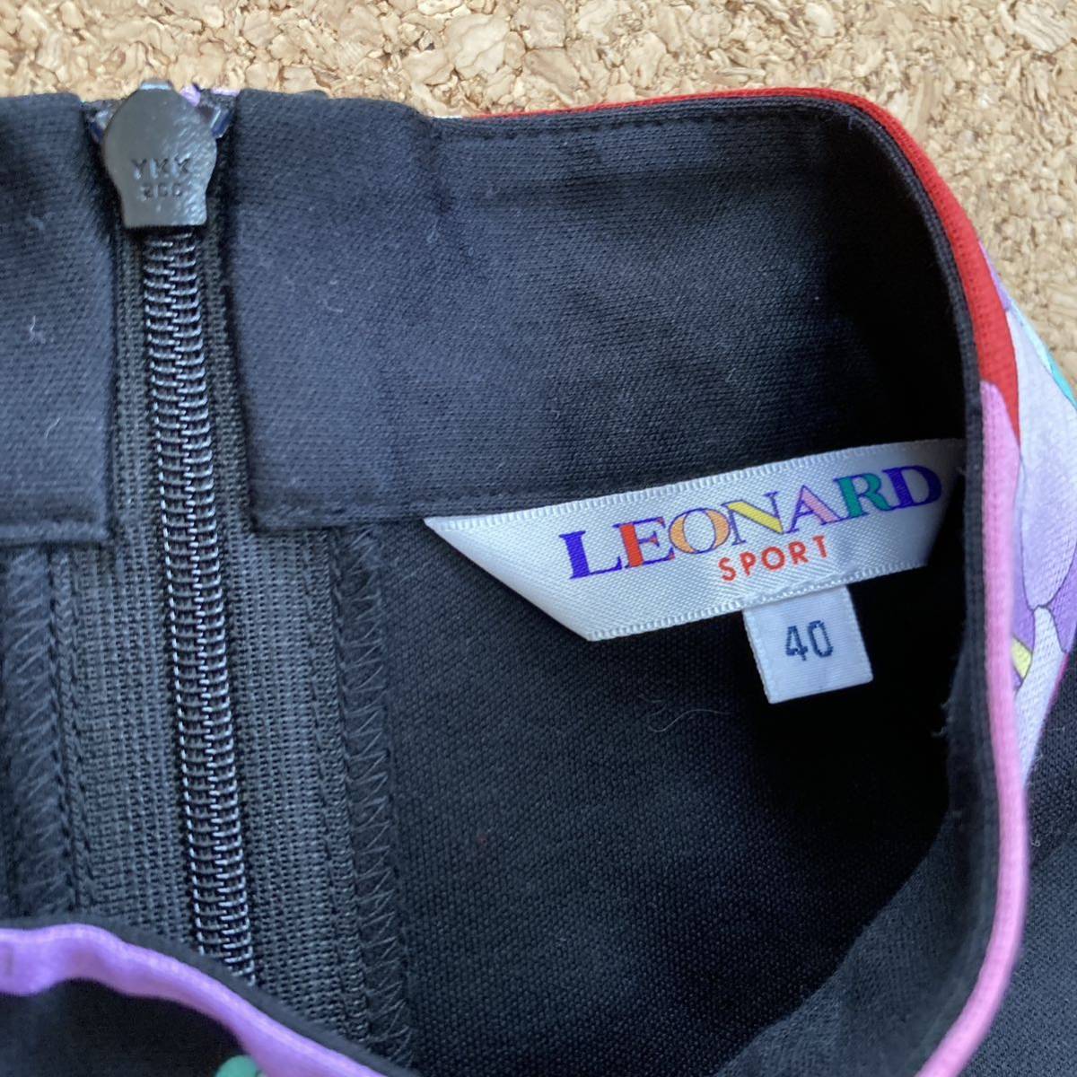 未使用】LEONARD レオナール Tシャツ SPORT スポーツ 襟切替