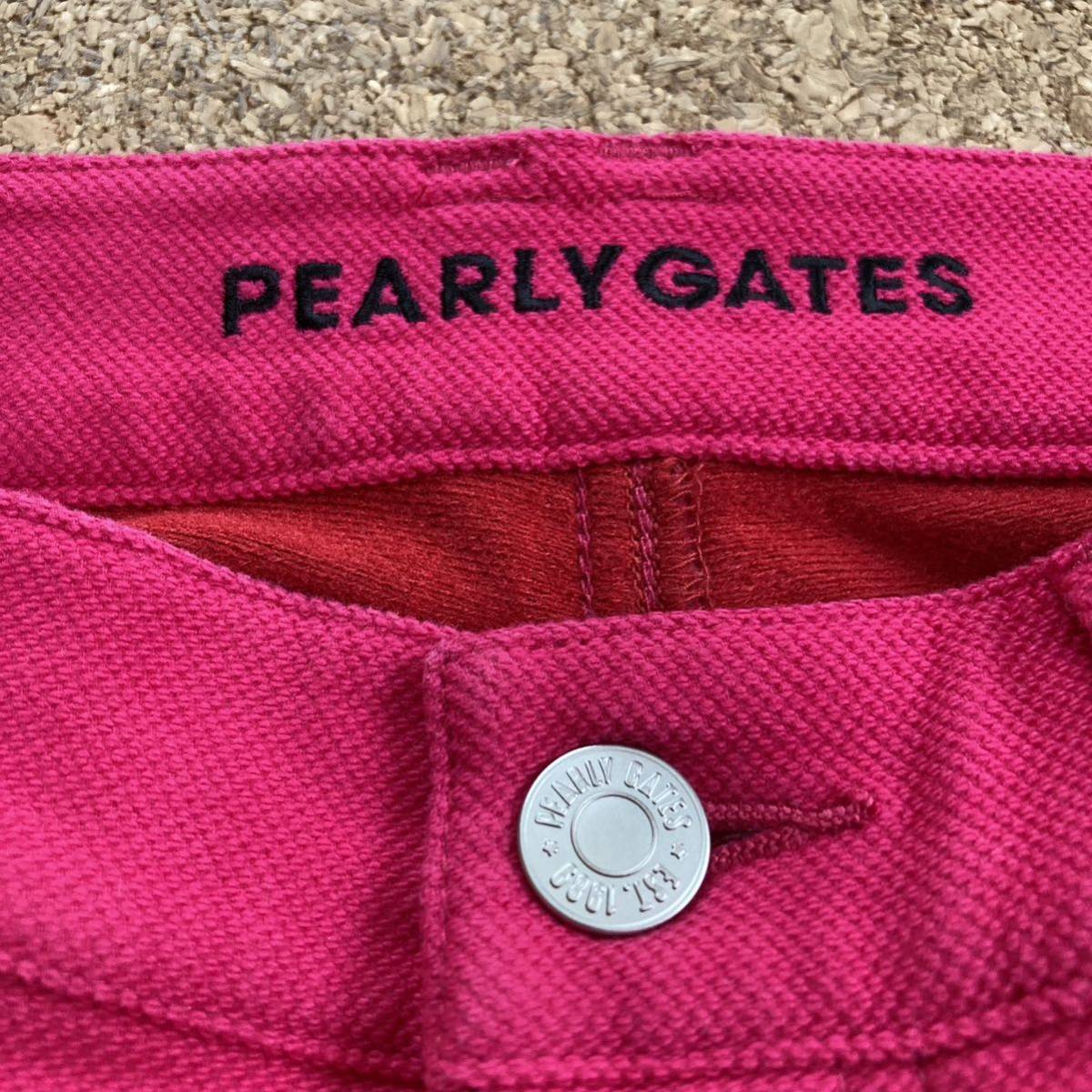 パーリーゲイツ　PEARLYGATES パンツ　ゴルフパンツ　ゴルフウェア　サイズ0 レディース ピンク golf GOLF ストレッチパンツ ゴルフ _画像4