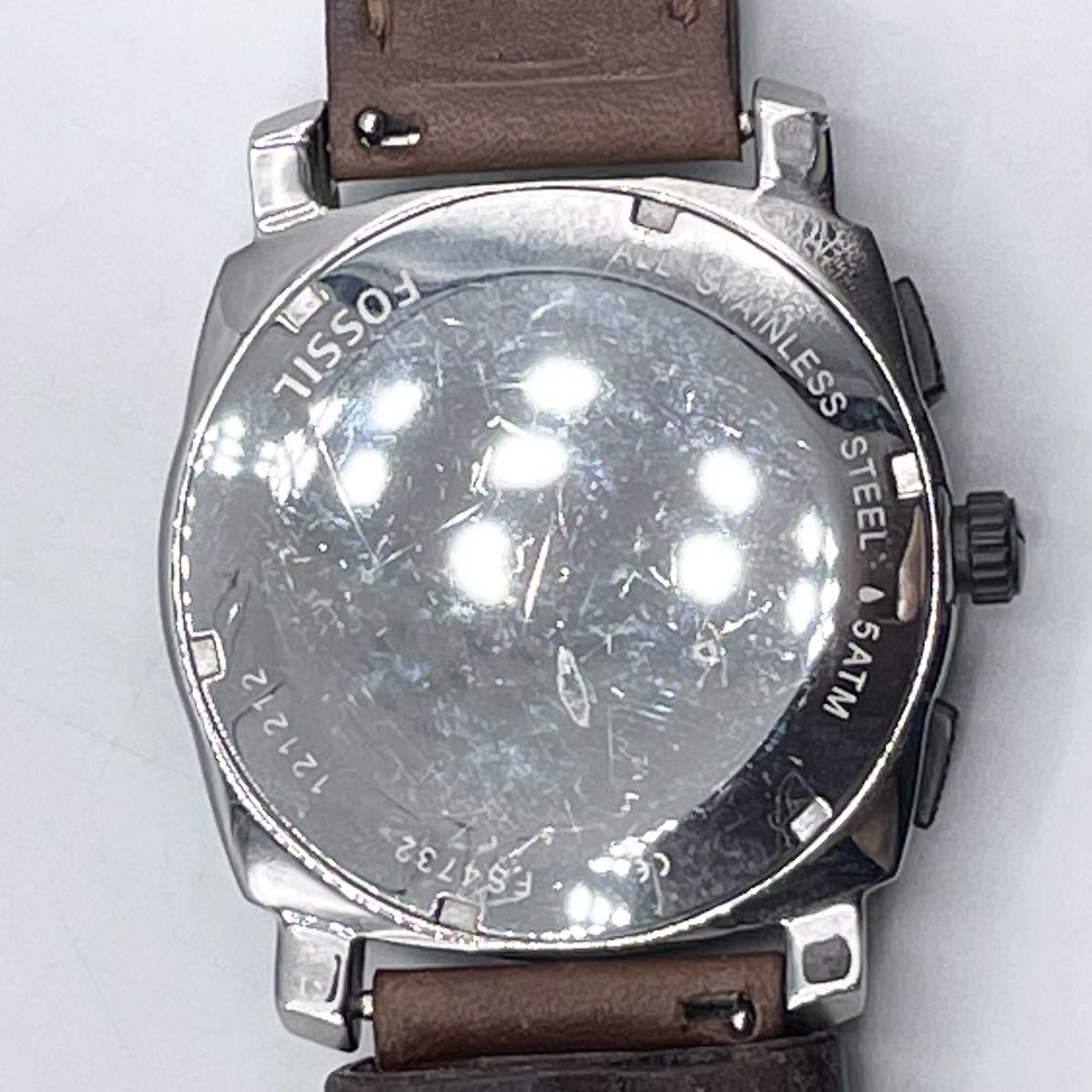 ◇FOSSIL フォッシル◇腕時計 FS4732 クォーツ アナログ レザー WHT