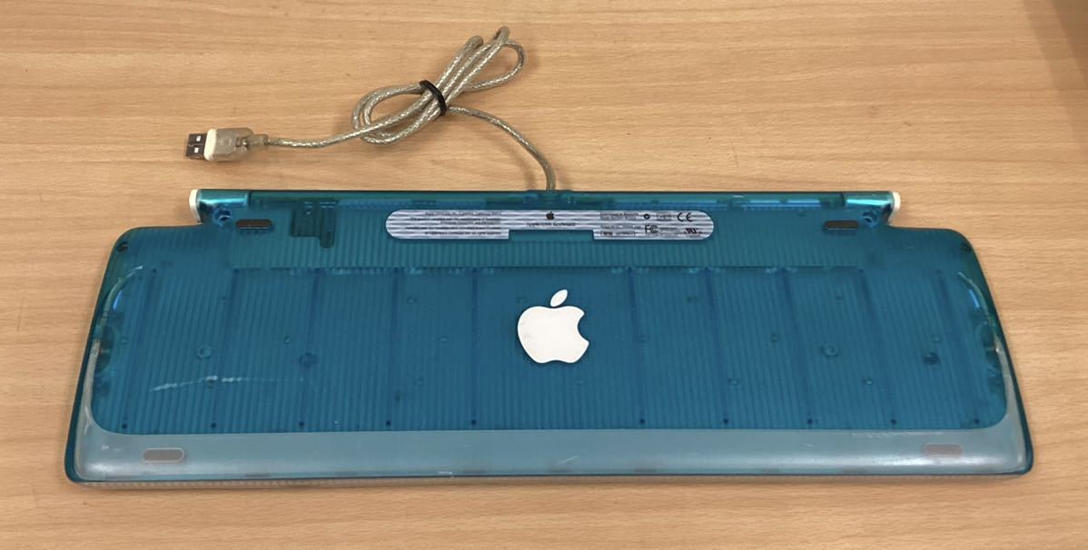 Apple Keyboard 日本語配列 USBキーボード M2452 ブルー【※未チェック・ジャンク品・保証なし】_画像2