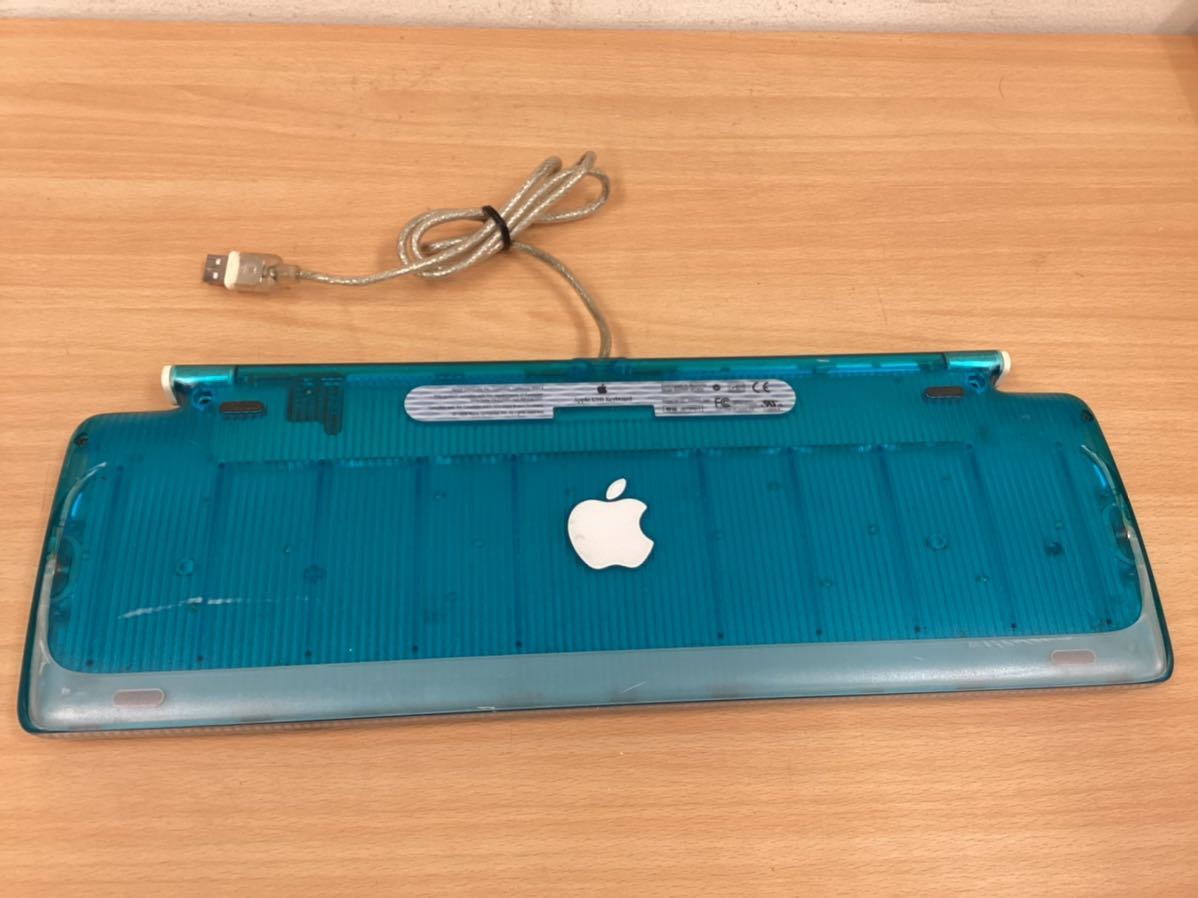 Apple Keyboard 日本語配列 USBキーボード M2452 ブルー【※未チェック・ジャンク品・保証なし】_画像3