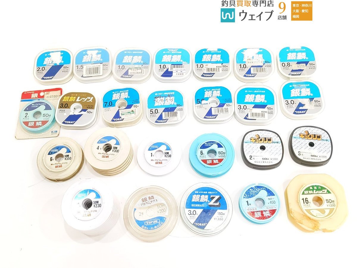 東レ 銀鱗・銀鱗レッツ・銀鱗Z、旭化成 キョクリン 他 計25点 中古品