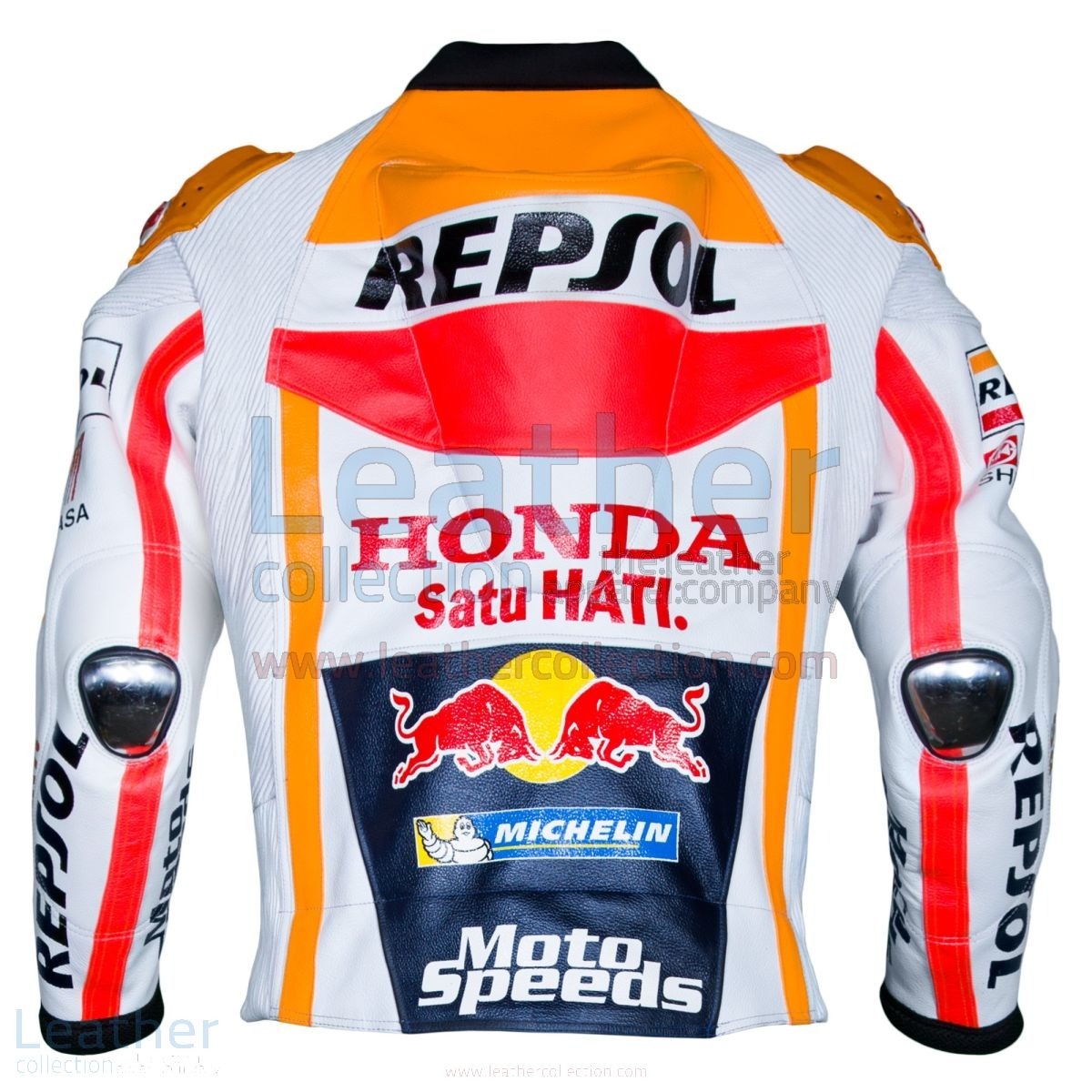 海外 高品質 送料込み マルク・マルケス　MOTOGP REPSOL MOTOGP 2016 レーシング　レザージャケット サイズ各種　レプリカ　_画像2